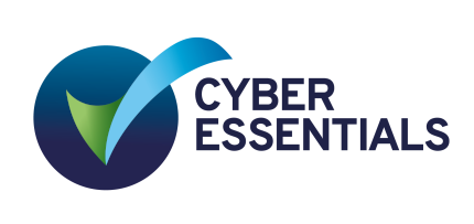 Cyber Essentials logo transparent with white lettering